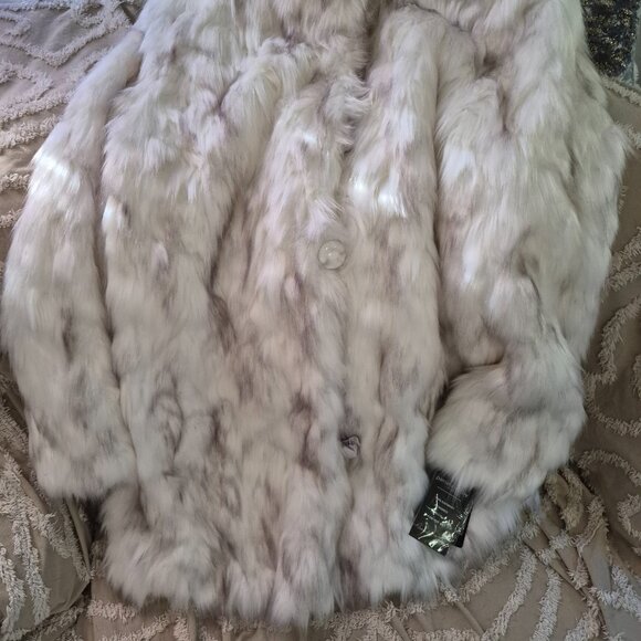 Pamela McCoy Nwt faux fox fur coat - Picture 6 of 8